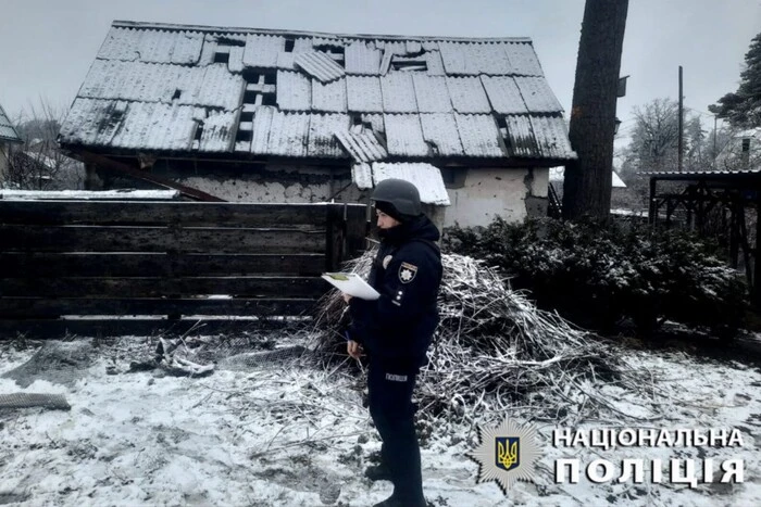 Атака дронів на Київщину: поліція показала наслідки